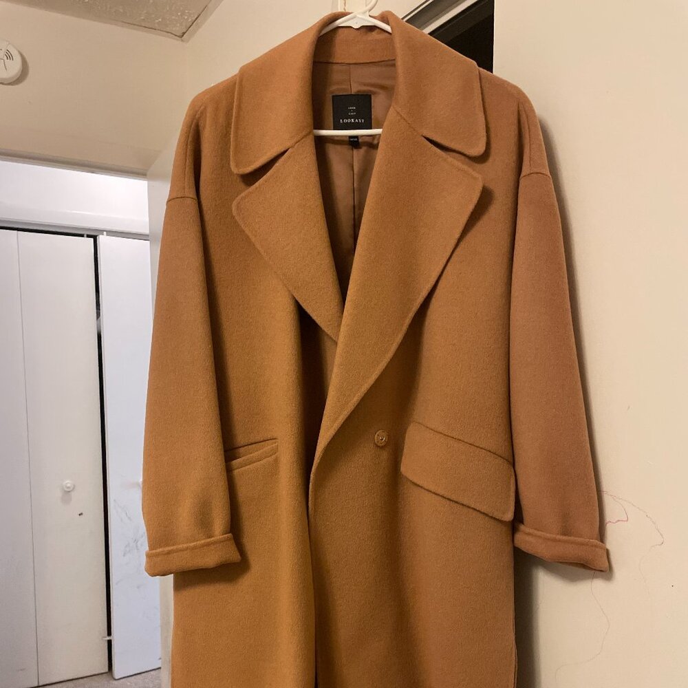 New! lookast wool coat one size